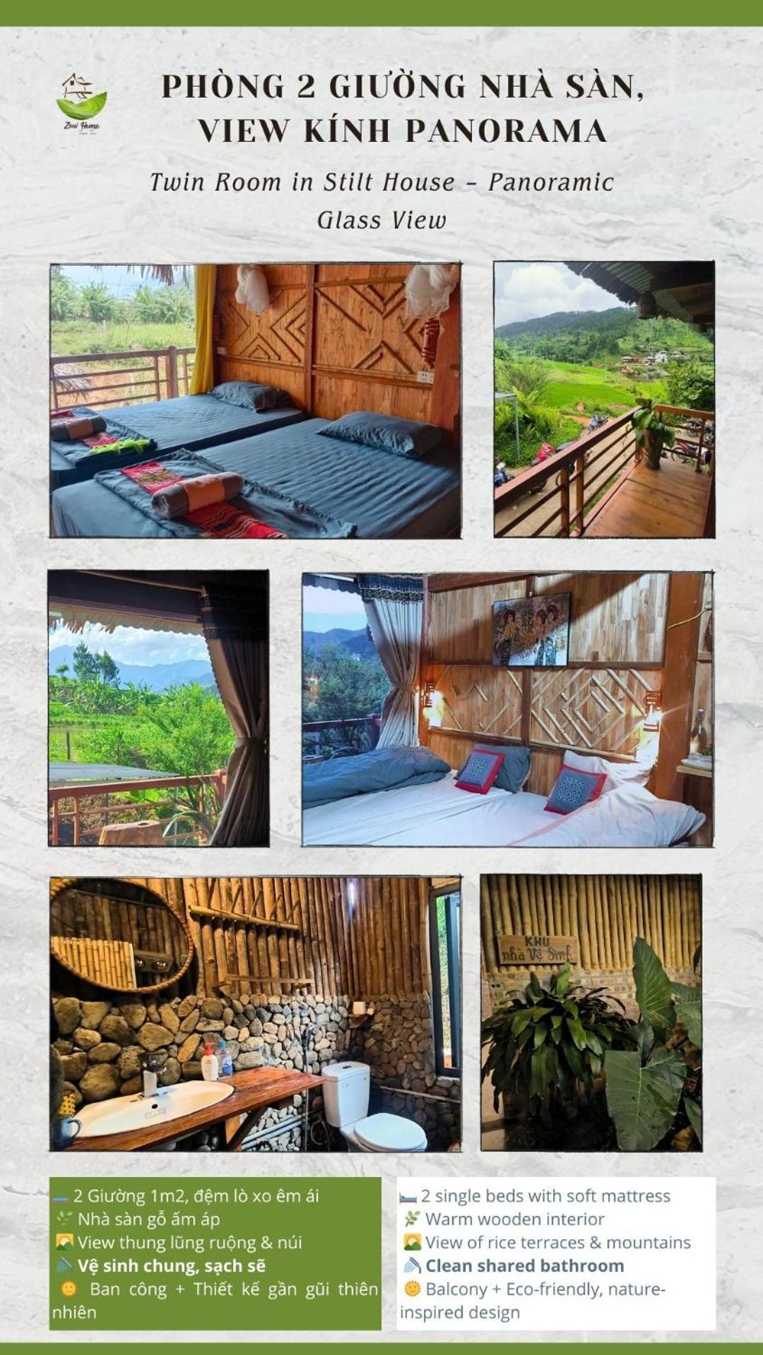 Zoni Home Tram Tau Cham Ta Lao Exterior photo